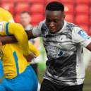 Middlesbrough youngster Kamil Conteh has made a big impression since joining National League side Gateshead on loan earlier this season (photo Charles Waugh)