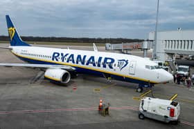Ryanair has been forced to cut some flights in August due to delivery issues with their new Boeing aircraft. (photo by Mike Kemp/In Pictures via Getty Images)