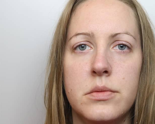 Lucy Letby received a rare whole life order after being convicted of murdering seven babies and trying to kill six more while working at the Countess of Chester Hospital neonatal unit between 2015 and 2016. (Credit: Getty Images)