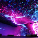 The hypnotising visual is designed to help people 'stand inside their insides'