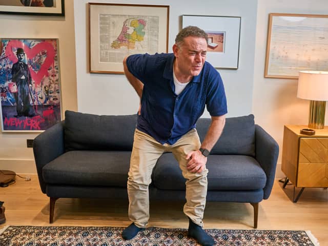 A third (33 per cent) said they realised they were no longer young when they started to notice a groan when bending down.  