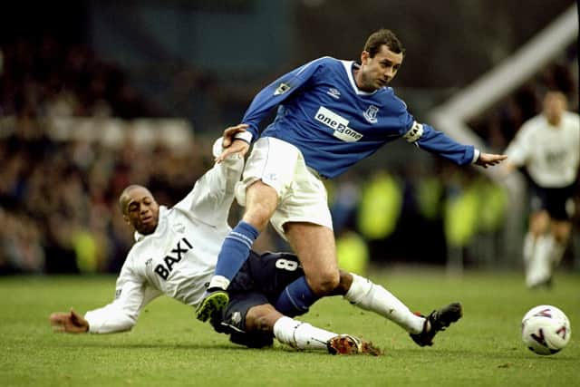 Don Hutchison during his time at Everton.