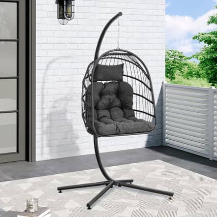 TJ Hughes is selling this outdoor egg chair for just £80