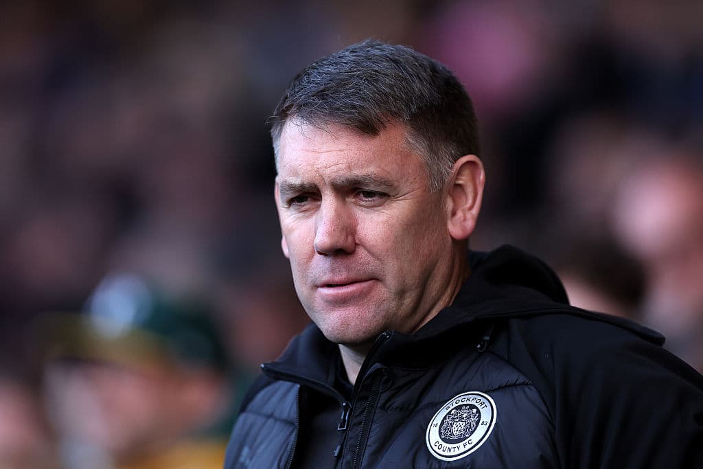 Dave Challinor reacts as ex-Hartlepool United manager leaves Stockport ...