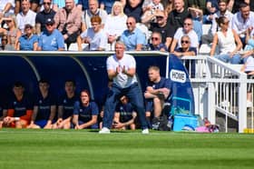 Hartlepool United head coach Lee Clark.