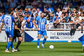 Hartlepool United defender Liam Gibson.
