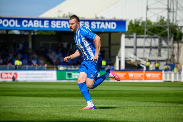 Hartlepool United forward Jack Nolan (photo Chris Fyratt)