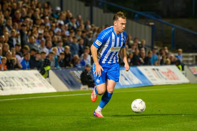 Hartlepool United winger Jack Nolan (photo Chris Fryatt)