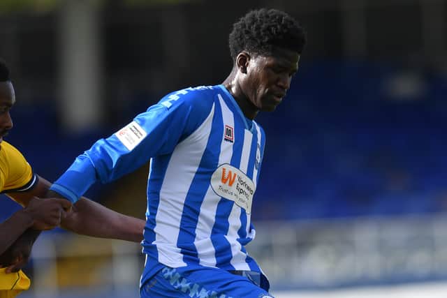 Hartlepool United forward Terry Bondo.