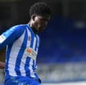 Hartlepool United forward Terry Bondo.