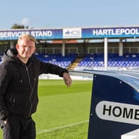Pete Wild's career win rate compared to 15 former Hartlepool United managers