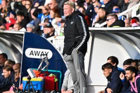 Hartlepool United head coach Pete Wild during the FA Cup defeat against Marine (photo Chris Fryatt)