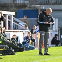 Pete Wild discusses his Hartlepool United striker options as Pools' struggles continue