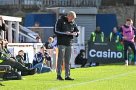 Hartlepool United head coach Pete Wild.