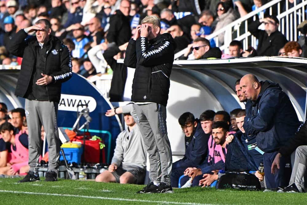 Hartlepool United head coach Pete Wild. 