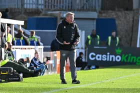 Hartlepool United head coach Pete Wild. 