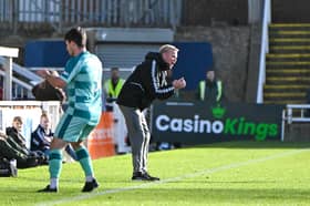 Hartlepool United head coach Pete Wild.