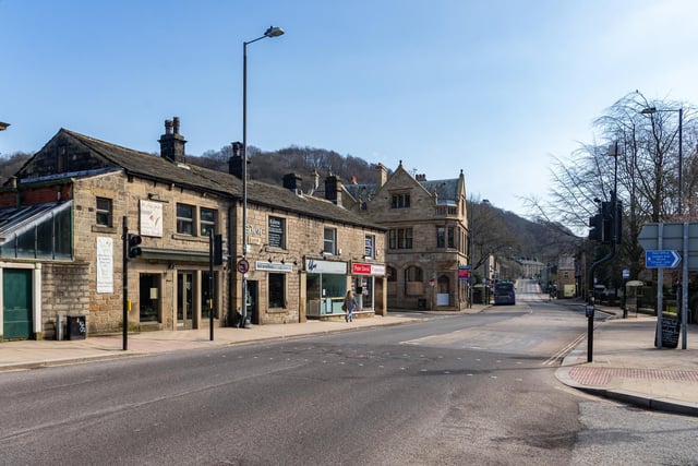 Taking advice to stay at home, residents and visitors to Hebden Bridge have cleared the streets.
