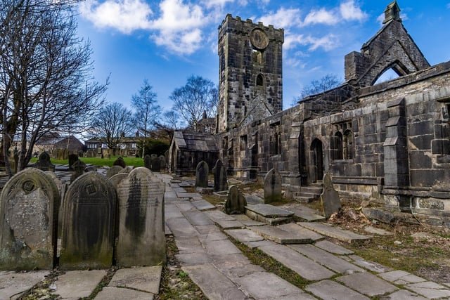 The historic village of Heptonstall and the two churches are seeing a lack of visitors during this time of 'lockdown'.