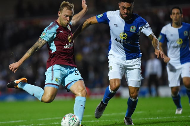 Carabao Cup Second Round match between Blackburn Rovers and Burnley at Ewood Park on August 23, 2017 in Blackburn, England. (Photo by Nathan Stirk/Getty Images)