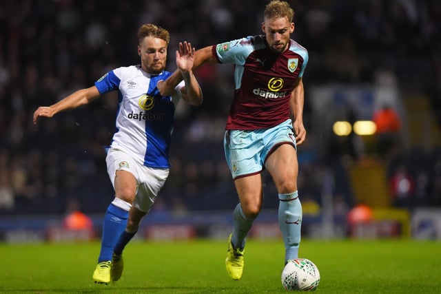 Carabao Cup Second Round match between Blackburn Rovers and Burnley at Ewood Park on August 23, 2017 in Blackburn, England. (Photo by Nathan Stirk/Getty Images)