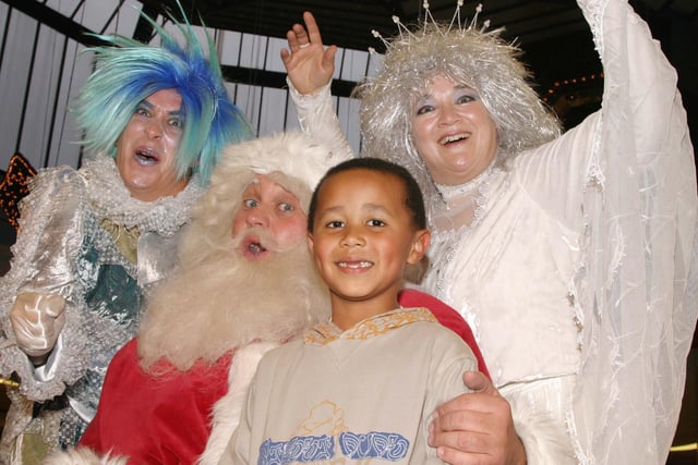 It was costumes on all fronts at the Christmas lights switch-on at the Ridings in 2004.