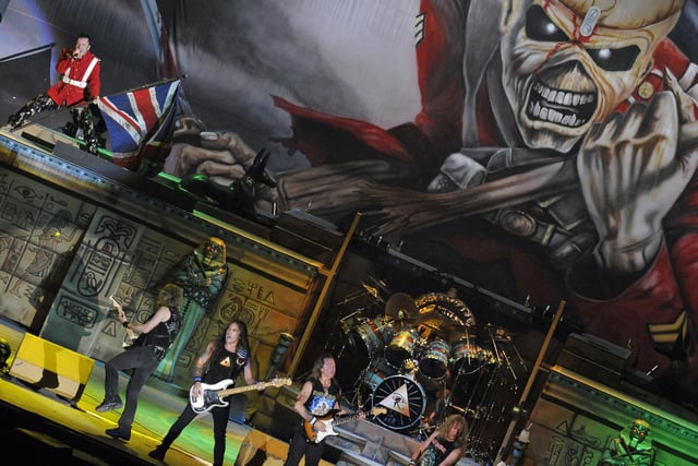 Iron Maiden performed at Unity Hall in Wakefield City Centre back in 1980