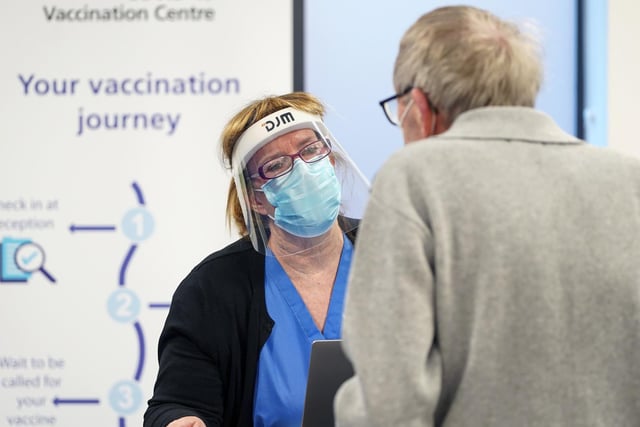 Staff at the site said they were "delighted" and "privileged" to begin offering vaccines to the district's most vulnerable residents.