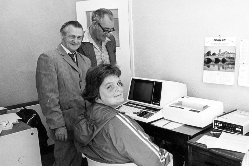 The opening ceremony of the new Gipton Housing Office on Foundry Avenue in September 1982. Pictured are Pictured Eddie Manning, chair of Gipton Federation of Tenants Associations, Stan Hanson and Margaret Woodward.