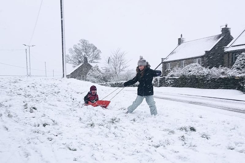 Sledging in Glaisdale
