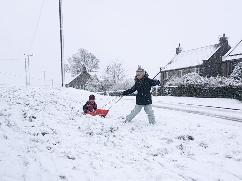 Sledging in Glaisdale