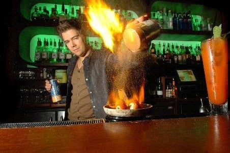 Shears Yard was the home of Boutique Bar. Pictured is bartender Gary Hayward in February 2007.