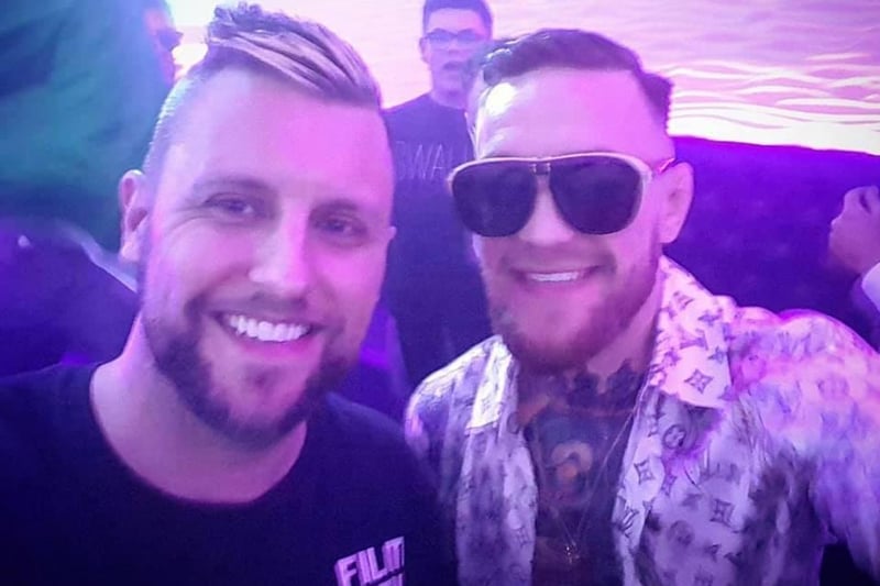Mark Ford with UFC fighter Conor McGregor