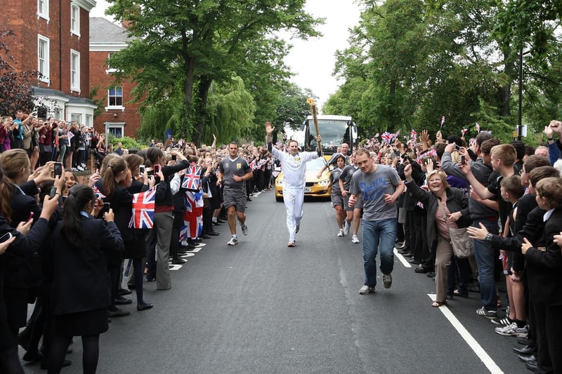 Many schools also took students on trips to see the torch in person.