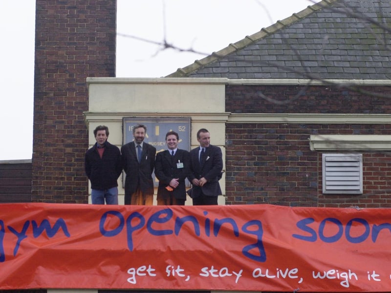 'Get fit, stay alive, weigh it up!' was the message as Pudsey's Bodyline Gym prepared to open in December 2001.