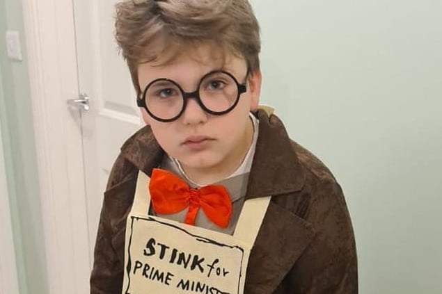 Donna Murgatroyd sent this picture of her nephew Samuel as Harry Potter