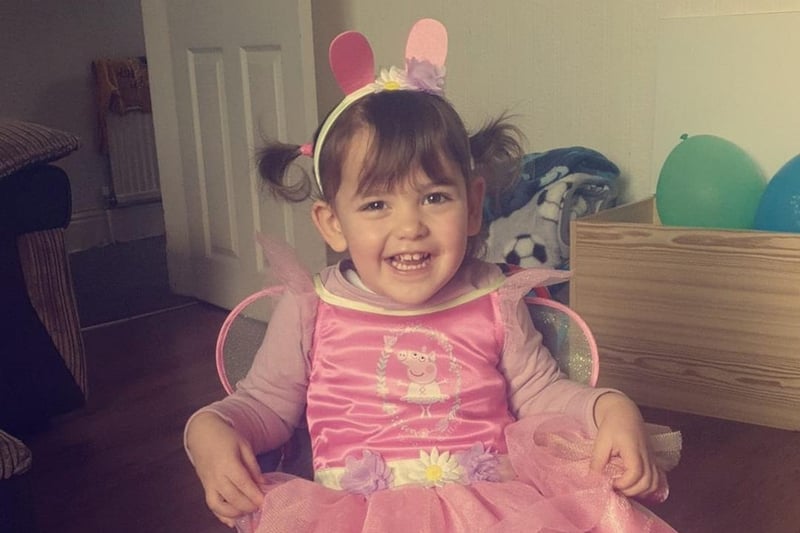 Lottie (two) as Princess Peppa (sent in by Donna Nugent)