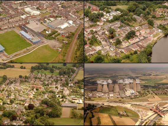 Did you live in the Five Towns in the 2000s? You might recognise some of these familiar streets and sites - as seen from the air.
