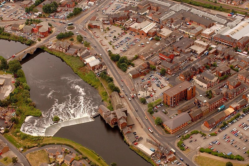 Do you remember Castleford and the River Aire before the Millennium Bridge was built?