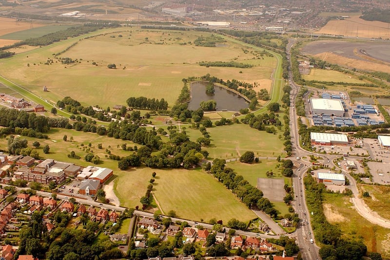 This photo shows off the former Prince of Wales Colliery site in Pontefract.