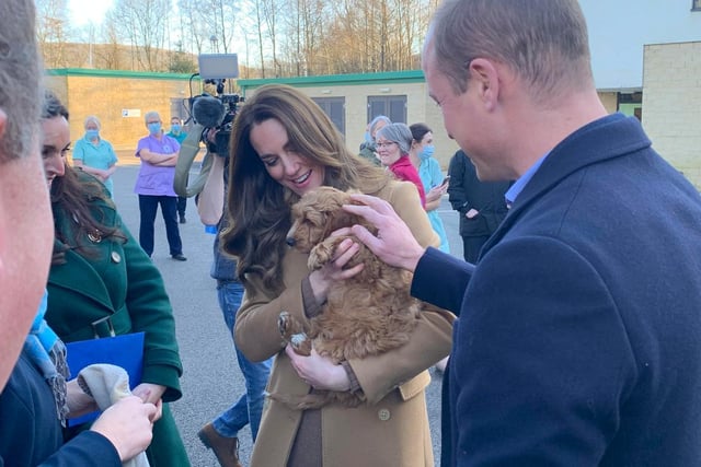 The Duke and Duchess of Cambridge visit Clitheroe Community Hospital
