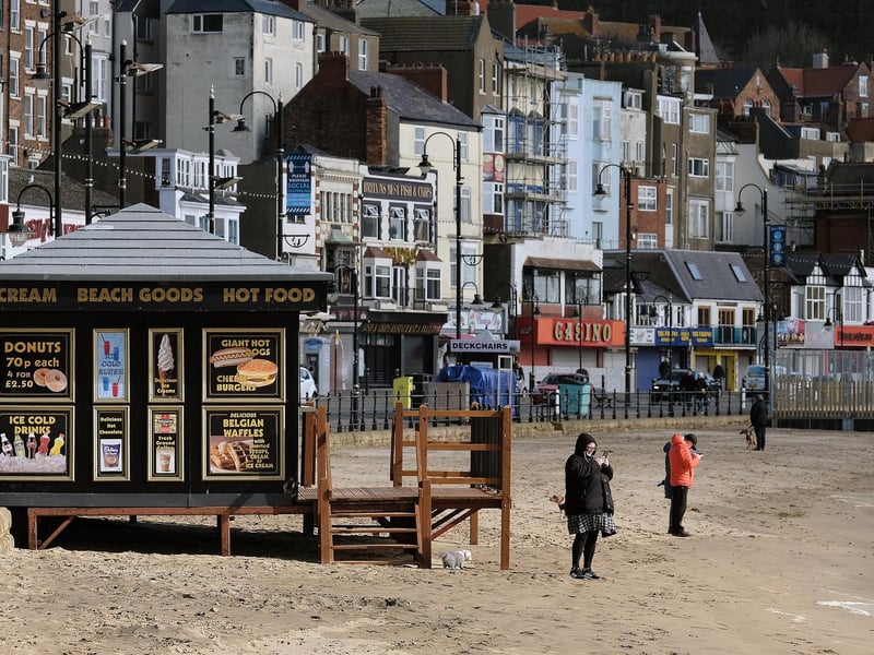 A quieter beach as the weather turns colder