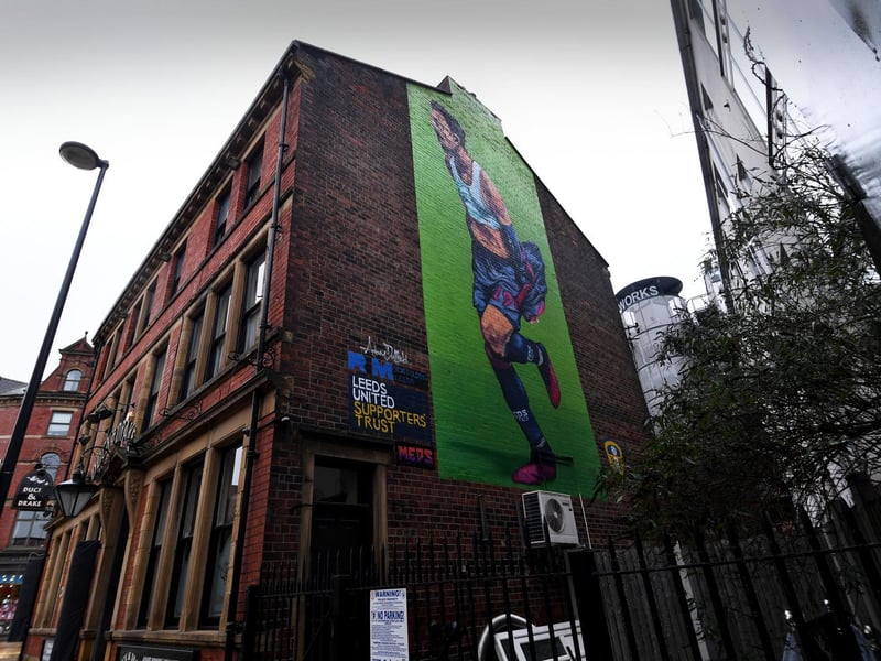 The Leeds United Supporters Trust worked with Adam Duffield to bring Leeds United hero Pablo Hernandez to life at the Duck and Drake pub in the city centre.