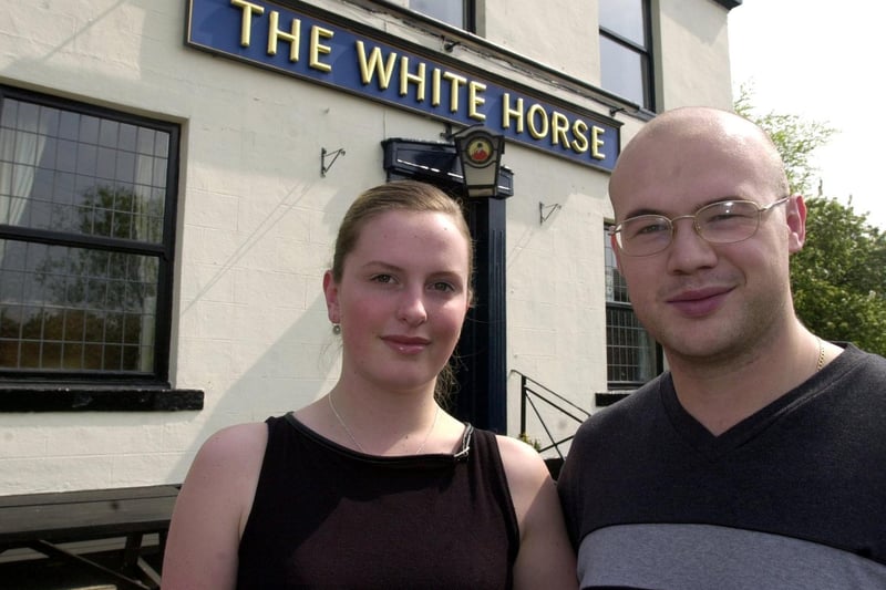 Do you remember Andrew Wood and Jenny Murgatroyd? They ran The White Horse in May 2002.