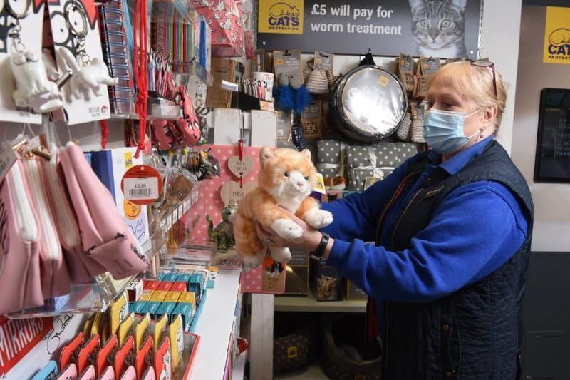 Lesley said the charity shop in Penwortham had a 'bumper start' to the week following lots of donations
