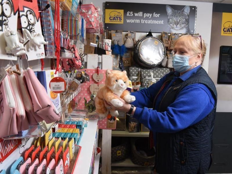 Lesley said the charity shop in Penwortham had a 'bumper start' to the week following lots of donations