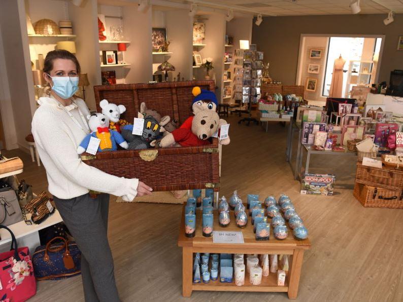 Suzie Richards at the new Mill Shop at St Catherine's Hospice, Lostock Hall