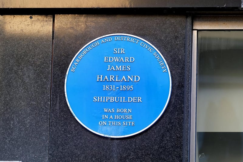 Sir Edward James Harland, co-found of shipbuilders Harland & Wolff who built the Titanic was born in Scarborough. 

More than 100,000 people went to see the launch of the Titanic at Southampton.