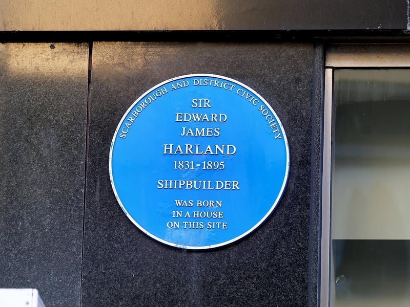 Sir Edward James Harland, co-found of shipbuilders Harland & Wolff who built the Titanic was born in Scarborough.
More than 100,000 people went to see the launch of the Titanic at Southampton.