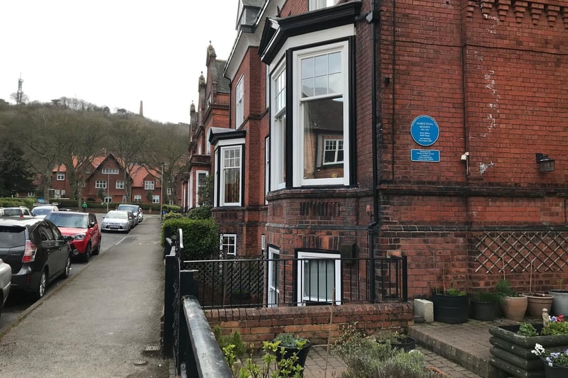 The blue plaque of the Titanic's Sixth Officer James Paul Moody on Granville Road, Scarborough.

There have been numerous films and TV shows about the ship, including the 1997 film, Titanic, that became the highest-grossing film of all time. It starred Leonardo DiCaprio and Kate Winslet.